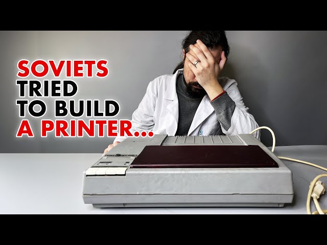 This is THE WORST PRINTER I've EVER seen | Soviet SM6337.02
