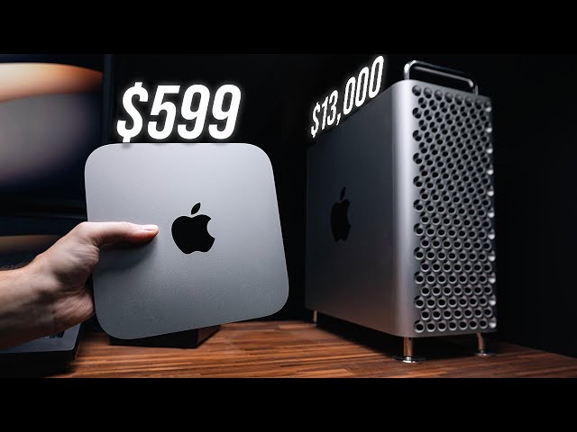 $599 M2 Mac Mini vs $13,000 Mac Pro | DaVinci Resolve Battle