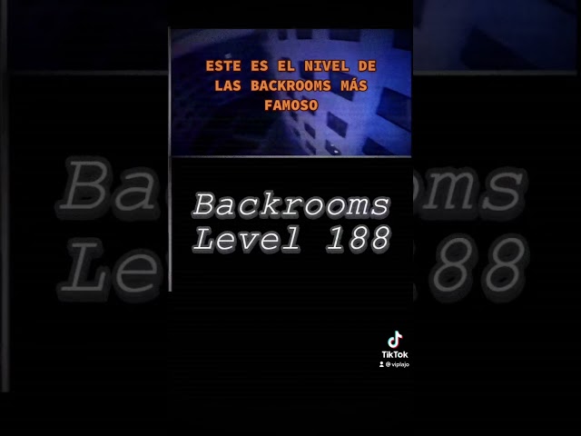ESTA ES LA BACKROOM MÁS FAMOSA: La Backroom 188