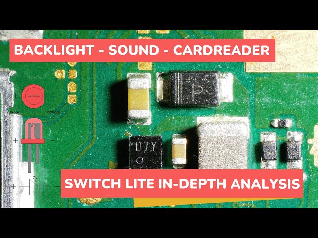 The Secret of Nintendo Switch Backlight Circuit Exposed! - Nintendo Switch Lite Analysis PART 2