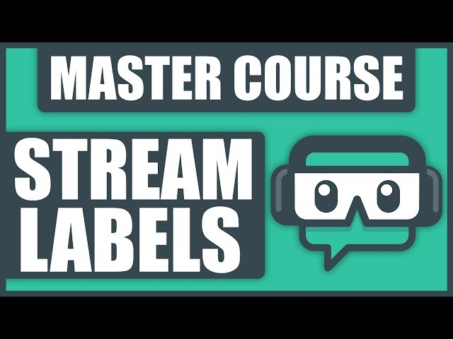 How To Add Stream Labels To Streamlabs OBS [2020]