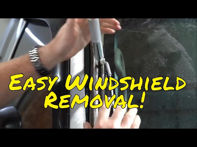 Removing a windshield with Harbor Freight Tools, Windshield Removal Tool & Kit, New Tool Day Tuesday