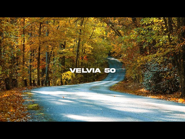 Fall Film Photography in Kentucky on Fujifilm Velvia 50