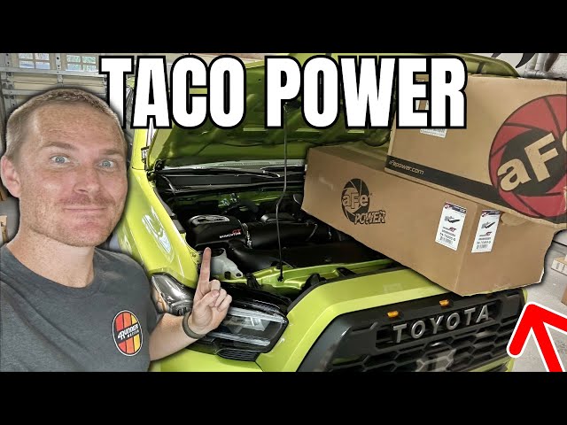 Man, What A Difference!!! - aFe Cold Air Intake For Toyota Tacoma