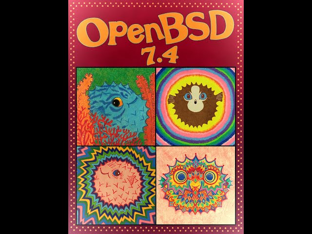OpenBSD 7.4 release overview