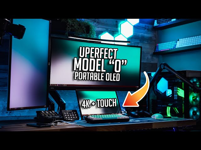 I Completely Changed My Desk Setup! | UPERFECT Model “O” 4K OLED Portable Touch Monitor