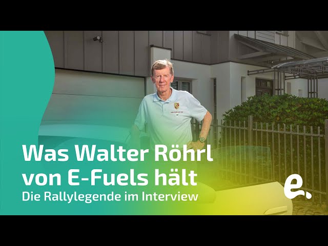 Was Walter Röhrl von E-Fuels hält | eFUEL-TODAY