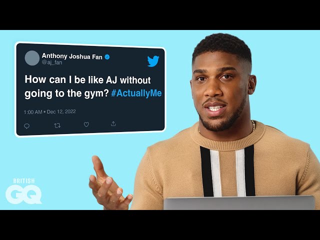 Anthony Joshua Answers Your Questions | Actually Me