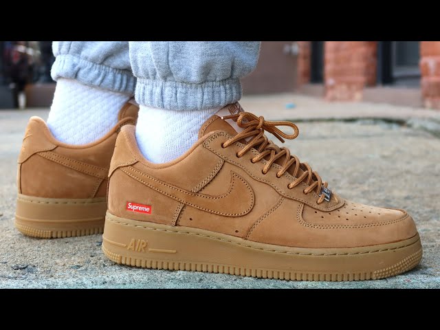 The “Wheat” Supreme x Nike Air Force 1 is the Most New York Sneaker Ever.