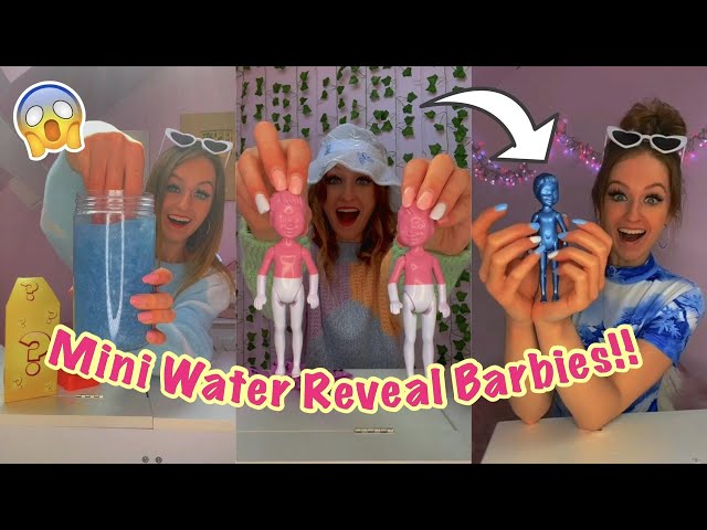 [ASMR] TOP 10 MYSTERY *MINI* WATER REVEAL BARBIE UNBOXINGS!!😱💎*INSANE RARE FINDS!*🤯 | Rhia Official♡