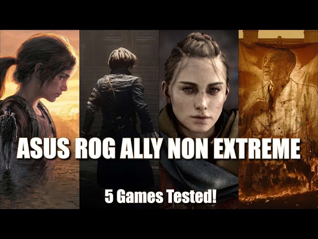 Asus Rog Ally Non Extreme Handheld 5 Games Tested! | AMD Ryzen Z1 | Performance Test Part 4