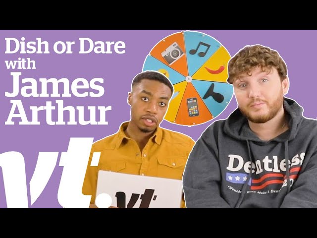 James Arthur Plays Dish Or Dare