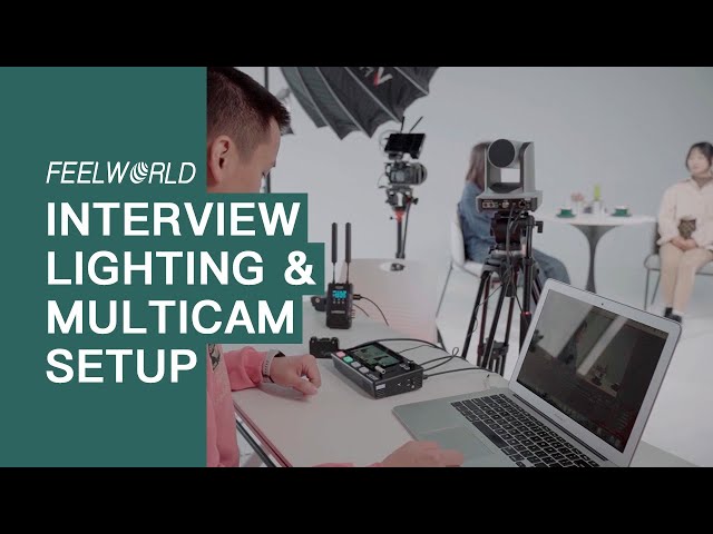 Multi Camera Live Stream Setup For A Two Person Interview | Lighting & Audio & Camera