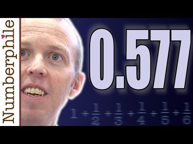 The mystery of 0.577 - Numberphile