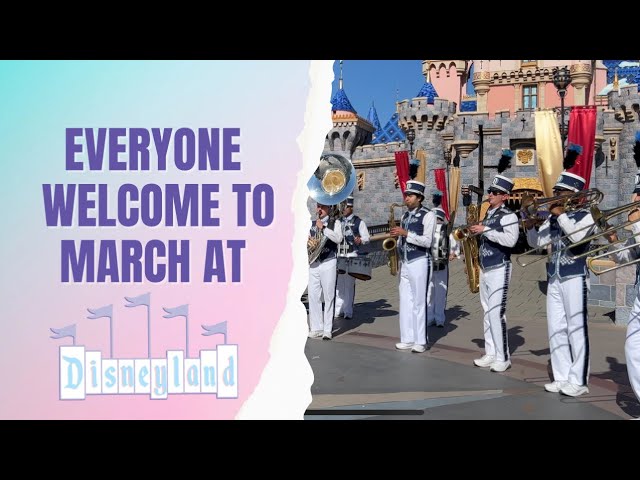 DISNEYLAND MARCHING BAND - Mickey Mouse and Friends at Sleepy Beauty Castle