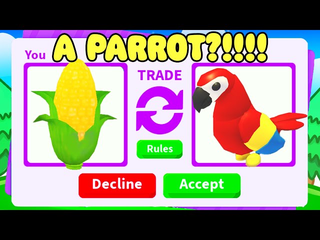 Trading NEW CORN in Adopt me UPDATE!