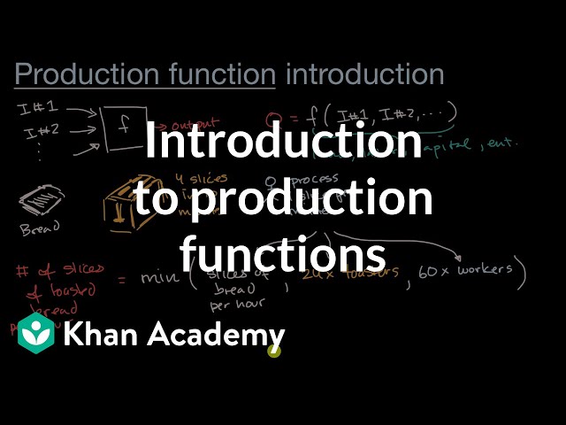 Introduction to production functions | APⓇ Microeconomics | Khan Academy