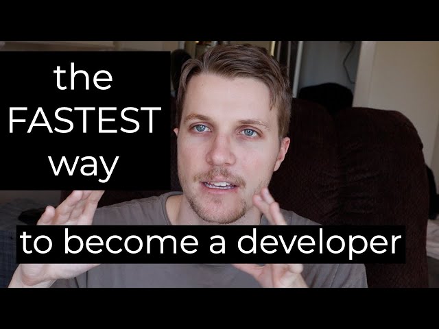 The FASTEST way to become a software developer
