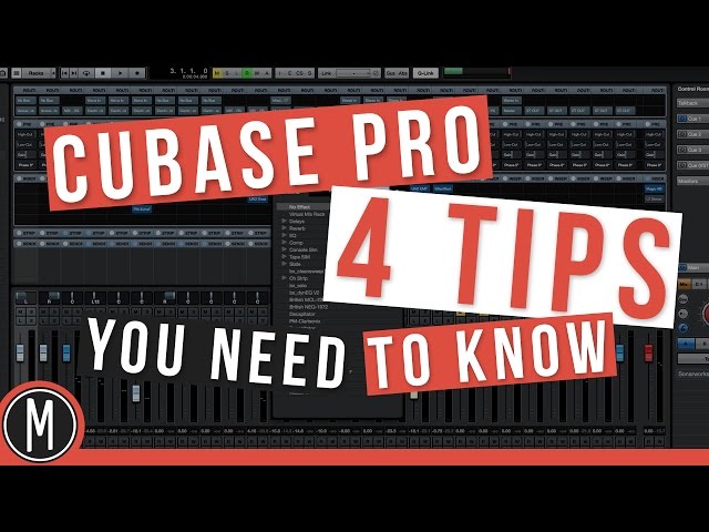 CUBASE 8.5 - 4 TIPS YOU NEED TO KNOW - mixdownonline.com