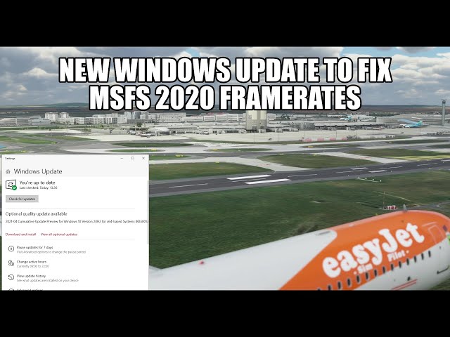 MSFS 2020  - New Windows Update To Improve Your FPS