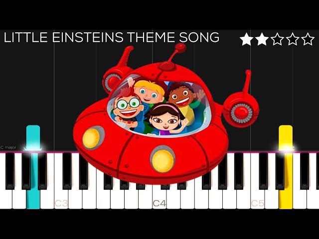 Little Einsteins Theme Song | EASY Piano Tutorial