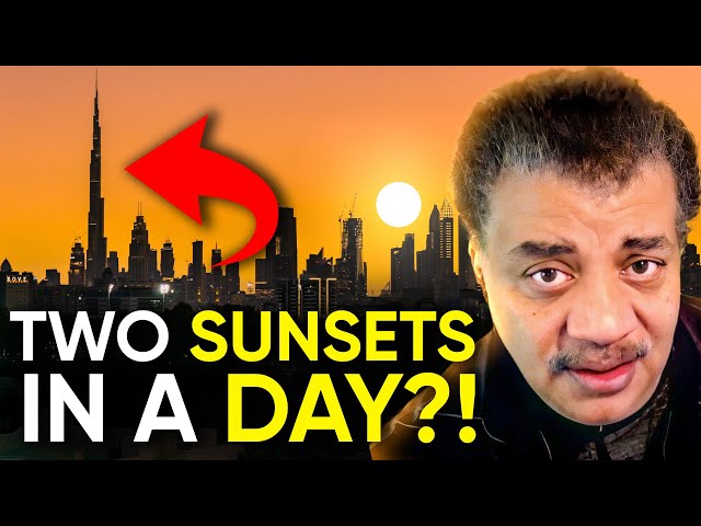 How Much Later Is Sunset In The Burj Khalifa?