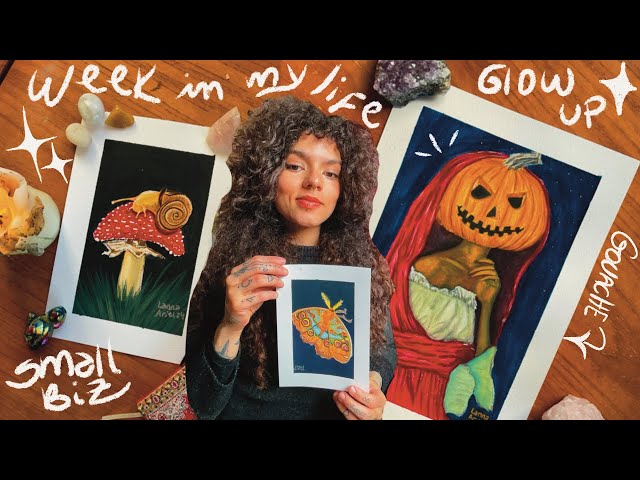 Week in my Life | Glow up, Running a Small business + Painting a lot!