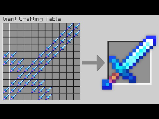 Minecraft, But Crafts Are GIANT..