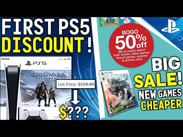 The First Huge PS5 DISCOUNT Live Now and Awesome NEW PS4/PS5 DEALS and SALE SOON