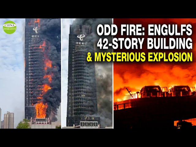 Coincidence? 1 Major Fire + 6 fires in Changsha on Xi's day back to China/Big explosion 7 years ago