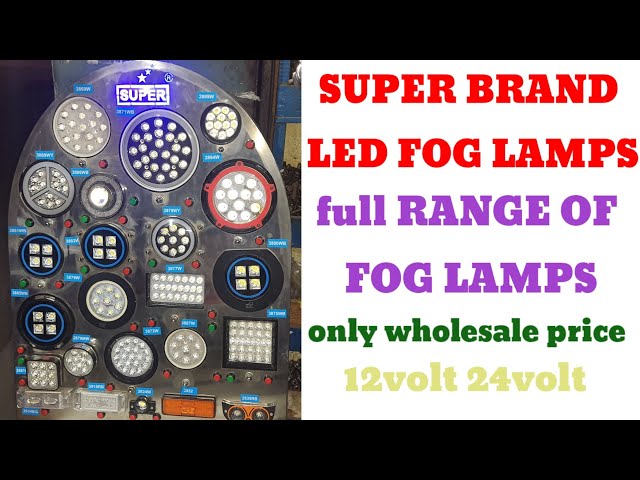 SUPER BRAND FOG LAMPS LED 12V 24V PARKING LED LIGHTS we give only wholesale price