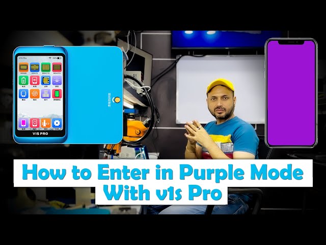 How to enter in Purple Mode | how to use v1se Pro | Learn iPhone Repair | Mobile Repair Academy