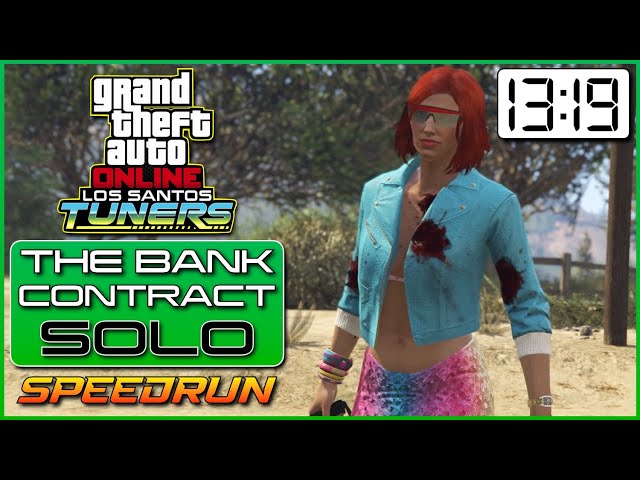The Bank Contract Solo Speedrun (13:19) (PlayStation WR)