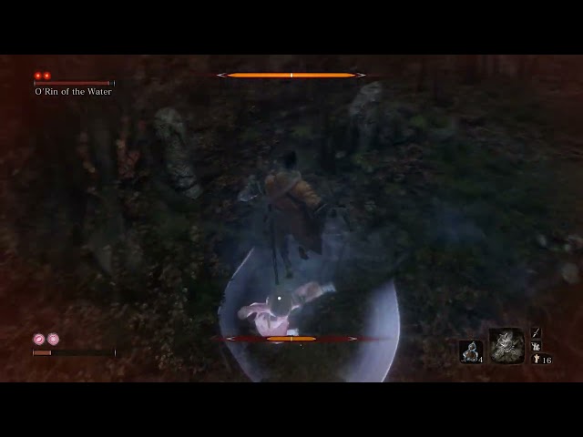 finally beat this btch, Sekiro O'rin of the water no tools
