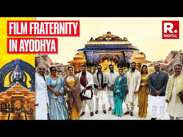 Ram Mandir Pran Pratishtha: Amitabh Bachchan, Chiranjeevi leave for Ayodhya immersed in ‘Ram Bhakti’