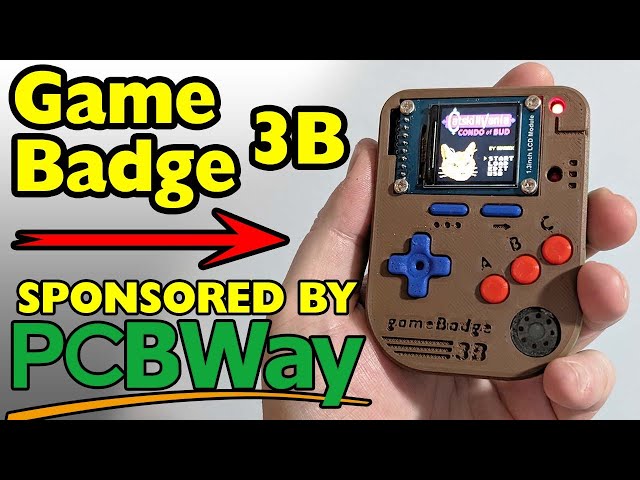 MGC 2024 Gamebadge 3B - Sponsored by PCBWay!