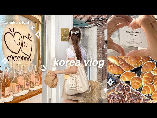 KOREA VLOG🍞🌷 cafe hopping, spring in seoul, what i eat in a week, aesthetic desserts & shops, etc!