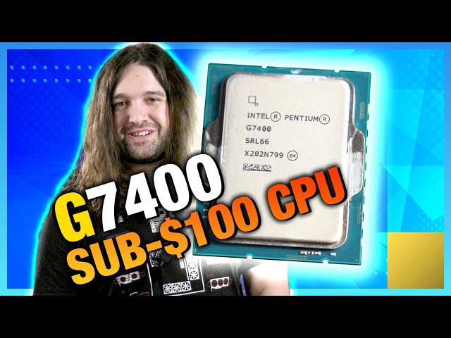 $86 Cheap Intel Gaming CPU Review (Pentium G7400 Benchmarks)