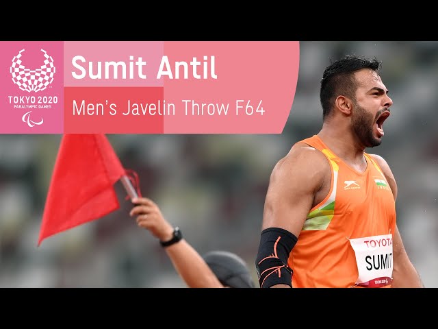 🇮🇳 India's Sumit Antil Breaks World Record THREE Times & Wins Gold | Tokyo 2020 Paralympic Games