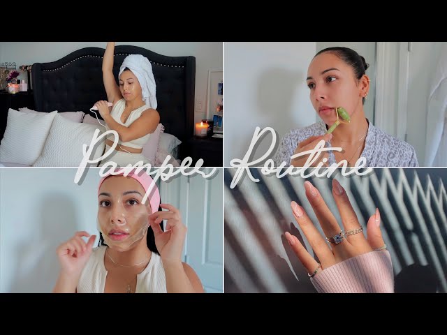 RELAXING SELF CARE DAY | PAMPER ROUTINE 2021 *satisfying* at home spa day