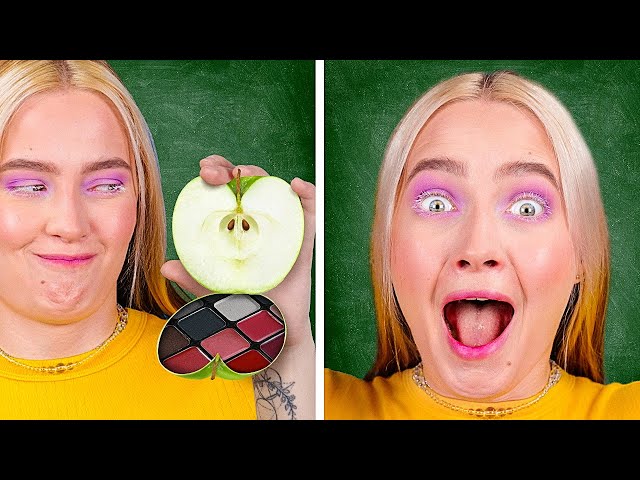 Cool Beauty Hacks For School Girls! Be Stylish With These Crazy A PLUS SCHOOL Ideas