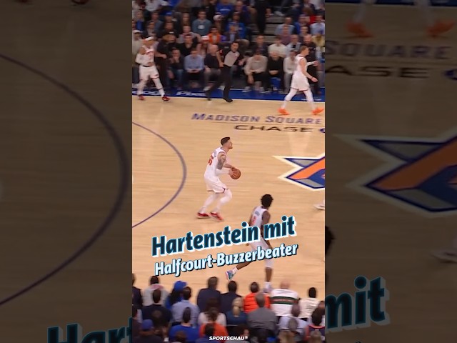 😲 Halfcourt-Buzzerbeater von Hartenstein | Sportschau