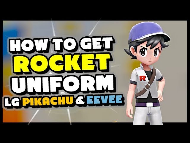 How to get the Team Rocket Uniform - Pokemon Let's Go Pikachu and Eevee