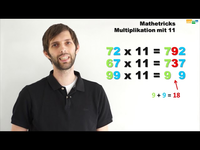 Mathetricks: Zahlen mit 11 multiplizieren