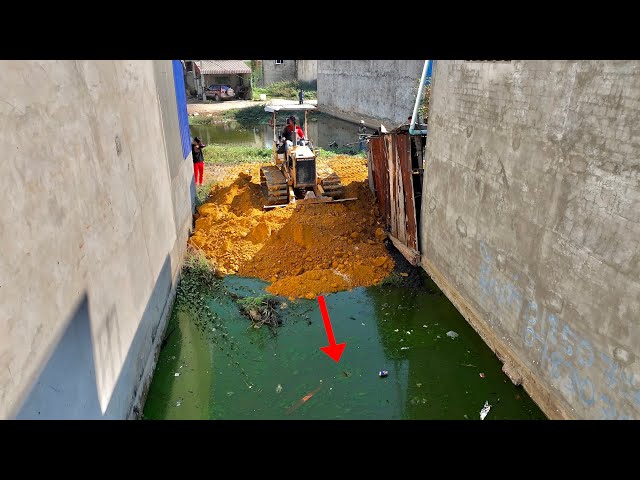 Full Video!! Bulldozer Working Landfill 10 X 35 Meter - This Is Video Development City In Cambodia
