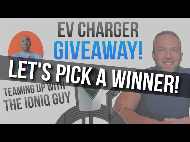 Lectron V-Box 48A EV Charger Giveaway | Let's Pick a Winner + Q&A!
