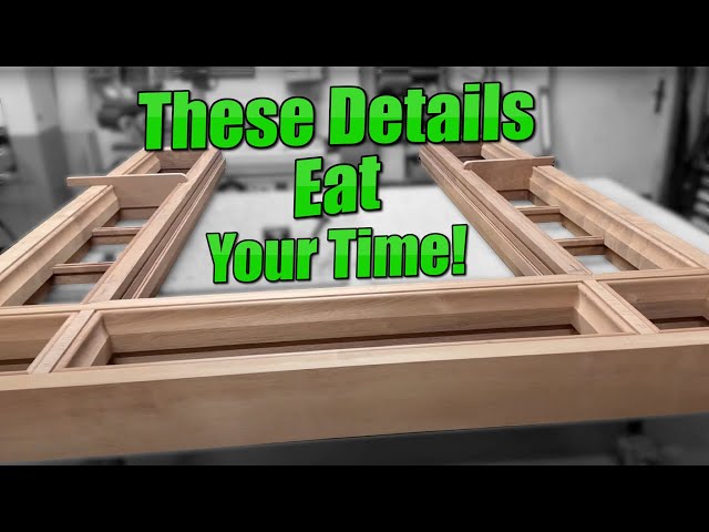 The cost of Adding Detail - Time!!! Glazing Bars, Window boards and Panel rebates