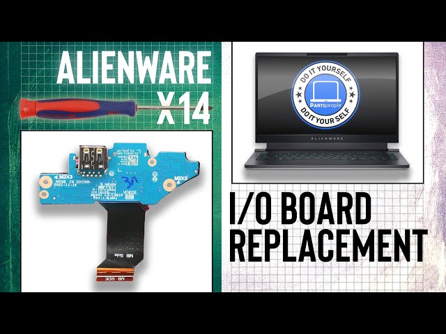 How To Replace Your I/O Board | Dell Alienware x14