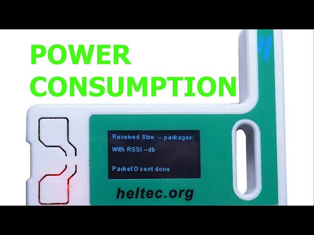 Meshtastic Heltec LoRa ESP32 V3 OLED Power Consumption by Technology Master