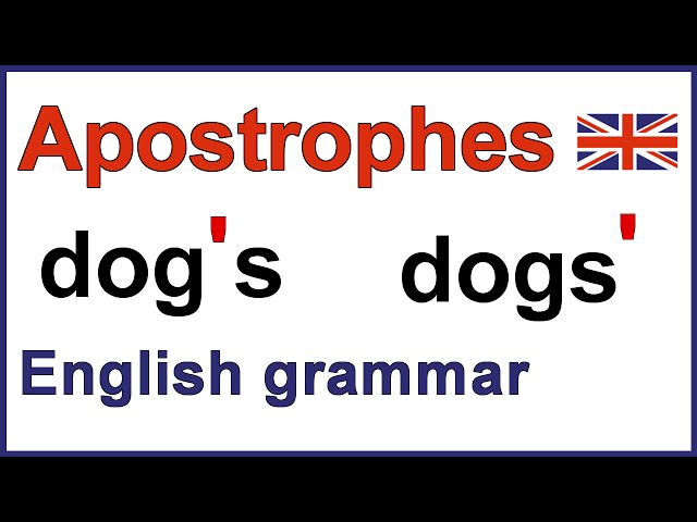 How to use apostrophes | Using apostrophes | English punctuation